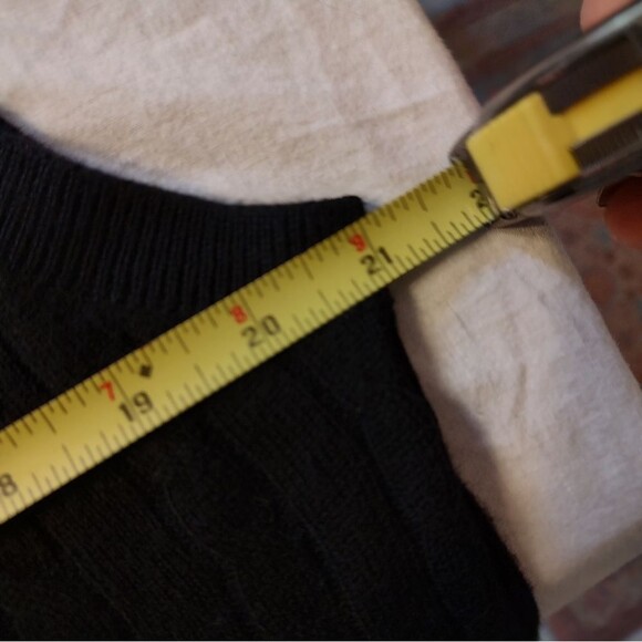 Kalspin Men’s Black Cable-Knit Vest – Size Medium, NWT - Picture 7 of 7